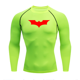 thumbnail image 3 of Camisetas de murciélago ancho para hombre, camisa deportiva para correr, Camiseta corta de Fitness, secado rápido, medias de gimnasio, camisas de compresión muscular, 3 of 5