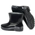 thumbnail image 6 of KELINFONG Mens Rain Boots Hardwearing Anti Slip Waterproof Cement Rain Boots Slip on Ankle Boots, 6 of 7