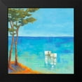 thumbnail image 2 of Pivier-Attolini, Regine 20x20 Black Modern Framed Museum Art Print Titled - Mediterranee I, 2 of 5