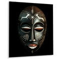 thumbnail image 2 of Designart "Traditional African Mask Ethnically Crafted VII" African Tribal Metal Wall Art, 2 of 5