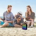 thumbnail image 5 of Bluetooth Speaker Wireless Portable Mini Speaker with LED Colorful Lights Stereo Sound TWS Small Speakers for Office,Party Camping,Shower,Home,Travel, 5 of 7