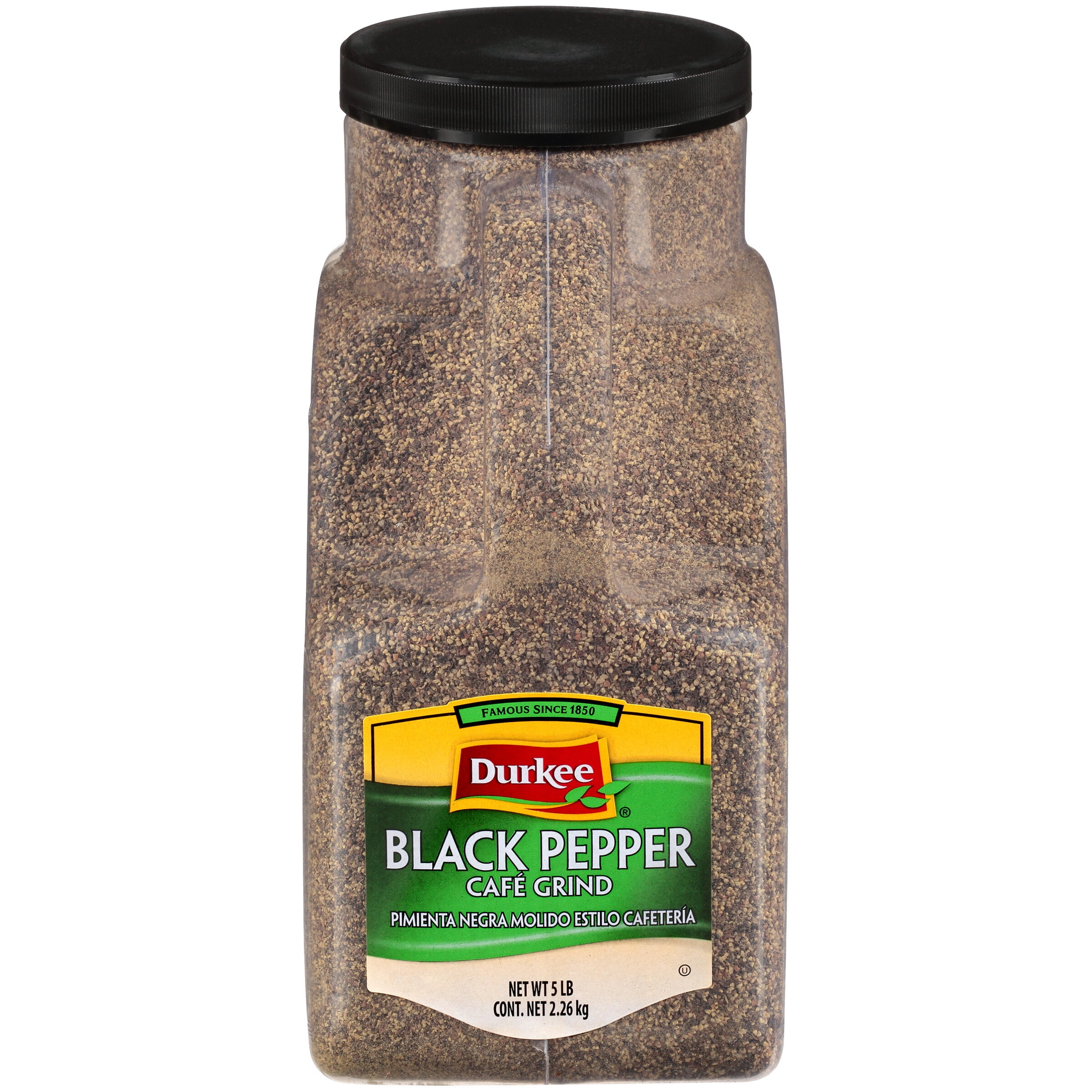 Durkee® Café Grind Black Pepper 5 lb. Jug