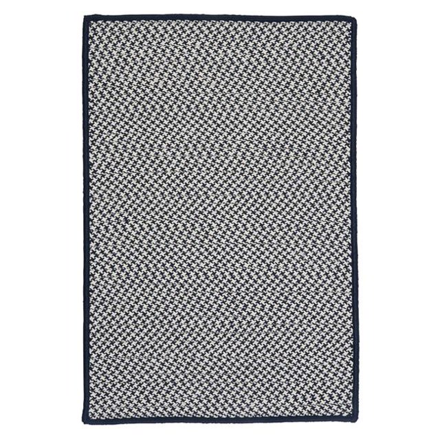 Colonial Mills TT60R026X040S 26 x 40 in. Houndstooth Doormats, Navy