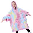 thumbnail image 1 of Sudadera con capucha para niños Giggling Getup, forro polar sherpa de gran tamaño, 1 of 7