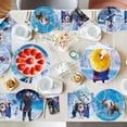thumbnail image 6 of VAYNEIOJOY Frozen Birthday Party Supplies 120pcs Disposable Frozen Paper Plates and Napkins for Party Decorations Cups Tablecloth for Boys Girl Birthday Decor, Serve 30, 6 of 7