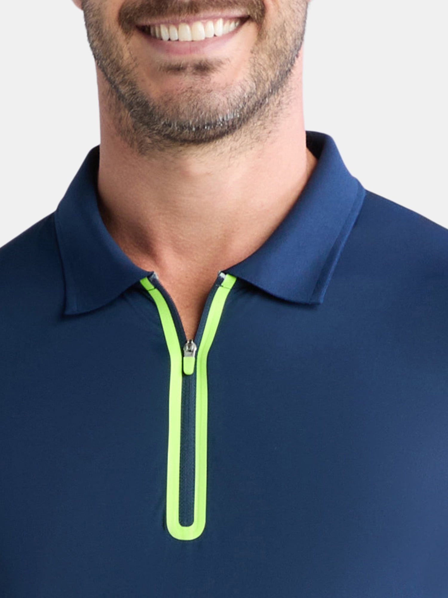 Athletic Works Men's and Big Men's Modern Tennis Polo Shirt, Sizes S-3XL