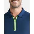 thumbnail image 4 of Athletic Works Men's and Big Men's Modern Tennis Polo Shirt, Sizes S-3XL, 4 of 5