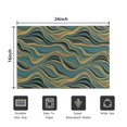 thumbnail image 5 of Teal Marble Gold Wave Pattern Door Rugs,Washable Non Slip Door Mats Indoor,Decorative Door Mats,Entry Mat Indoor for Entrance,Bedroom,Kitchen,Bathroom,16"x24", 5 of 6