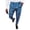 Blue, variant on Male All Matching Versatile Casual Plaid Button Slim Leggings Pants Sports Shopping Fashion Suit Trousers Black XL