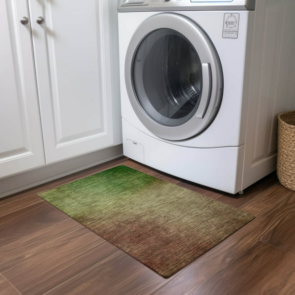 Addison Rugs Chantille Indoor/Outdoor Transitional Ombre Blush Washable Rectangle Rug, 1'8" x 2'6"