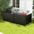 thumbnail image 2 of Costway 2 PCS 48"L x 37.5"H Air Conditioner Fence Screen Panel Kit with 3 Ground Stakes Black, 2 of 10