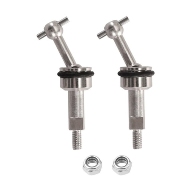 Kit de eje de transmisión Kit de reparación de automóviles RC Universal Professional Instalación fácil CVD Metal CVD Eje de transmisión para 284131 2 piezas