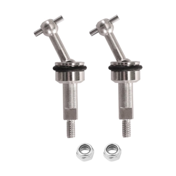 Kit de eje de transmisión Kit de reparación de automóviles RC Universal Professional Instalación fácil CVD Metal CVD Eje de transmisión para 284131 2 piezas