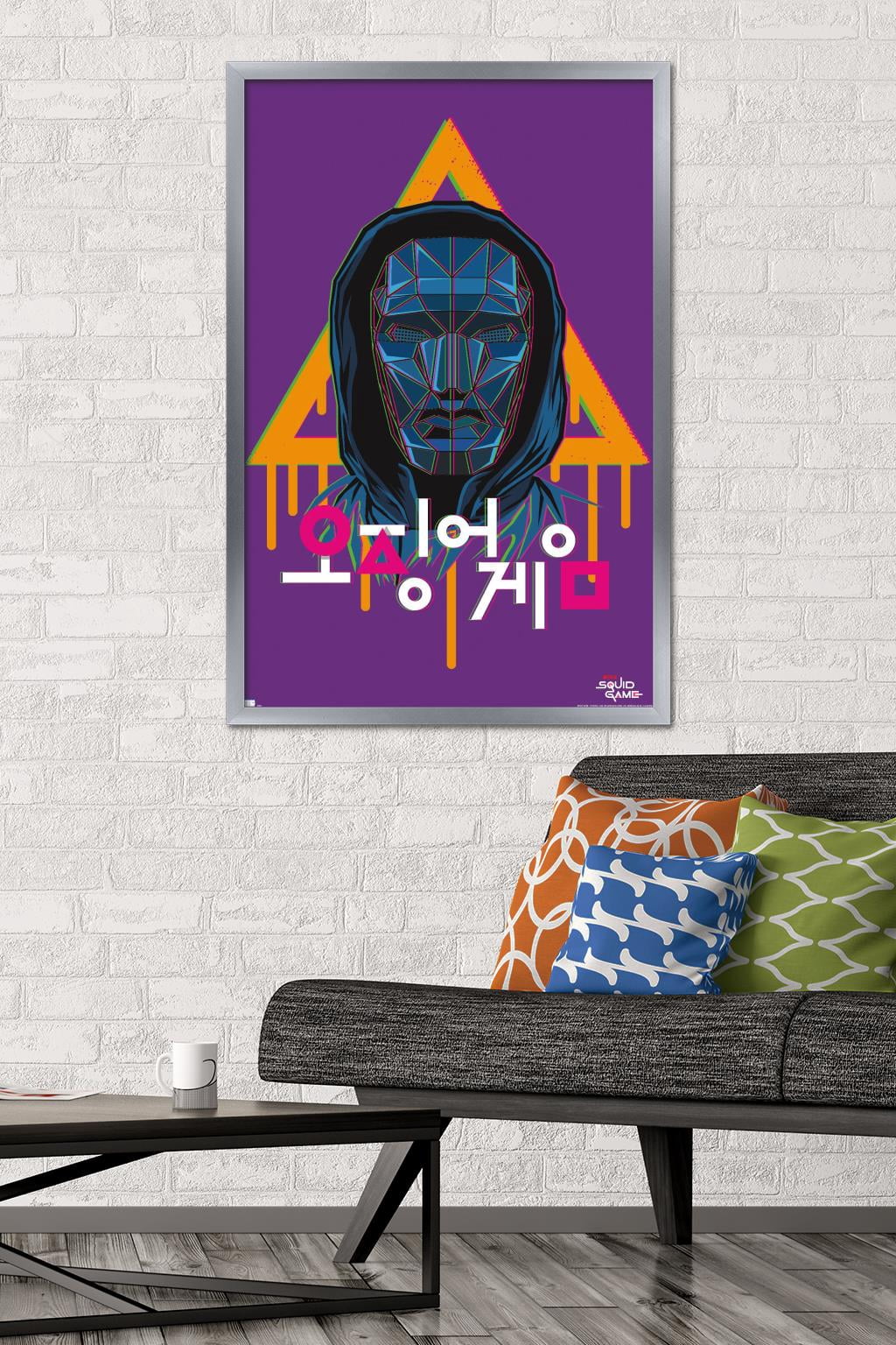 Netflix Squid Game - Front Man Wall Poster, 22.375" x 34" Framed