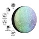 thumbnail image 4 of Fotbe Beautiful Glitter Funda de Llanta de Repuesto con Estampado, Engrosada, Ajuste Universal para Jeep, Remolque, RV, SUV, Camión-14 inch, 4 of 6