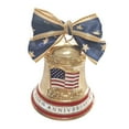 thumbnail image 2 of 250th Anniversary Bell Ornament, Clock-Accented Design Patriotic Hanging Festive Holiday Decor Unique Collectible for History Enthusiasts, 2 of 4