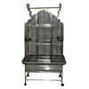 A and E Cage Co. Victorian Top Bird Cage - 36L x 28W x 72H in. - Stainless Steel