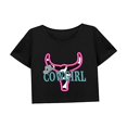 thumbnail image 4 of Camisa corta de verano clásica con cuello redondo para mujer, para vacaciones, mochilero, uso diario M, 4 of 7