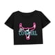 thumbnail image 4 of Camiseta corta para mujer, clásica, de verano, con cuello redondo, para vacaciones, mochilero, uso diario L, 4 of 7