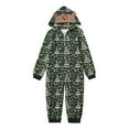 thumbnail image 3 of Penkiiy Family Christmas Onesies Matching Sets Pajamas Holiday Cute Print Pjs Hoodie Fleece Sleepwear for Couple and Kids 4 Years Multicolor, 3 of 6