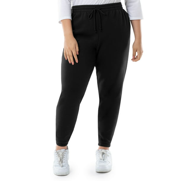 Terra & Sky Women's Plus Size Fleece Sweatpants - Walmart.com