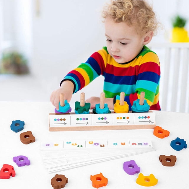 Animales de Cinco s de juguetes de , juguete educativo Blook de combinación de formas geométricas para juguetes perfke Aniaml cinco columnas