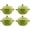 Green, variant on Servette Home Pink Polka Dot Soup Ceramic Bowls with Lids and Handles - Set of 4