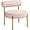 Pink, variant on CRXX Boucle Accent Chair, Modern Tufted Vanity Chair, Cozy Sherpa Barrel Chair with Gold Legs, Club Chair for Living Room Bedroom Vanity Room Home Office, White,1