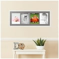 thumbnail image 2 of ArtToFrames Collage Photo Picture Frame with 4 - 8.5x11 Openings, Framed in White with Pewter and Black Mats (CDM-3966-5), 2 of 8