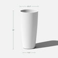 thumbnail image 3 of Veradek Pure Series Selena 28" Planter White, 3 of 12