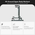 thumbnail image 3 of BalanceFrom Steel Frame Dip Station with Adjustable Height, 500 lb Weight Capacity, Gray, 3 of 10