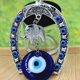 thumbnail image 5 of Colgante de ojos azules con forma de herradura de elefante, decoración de bendición, 5 of 6