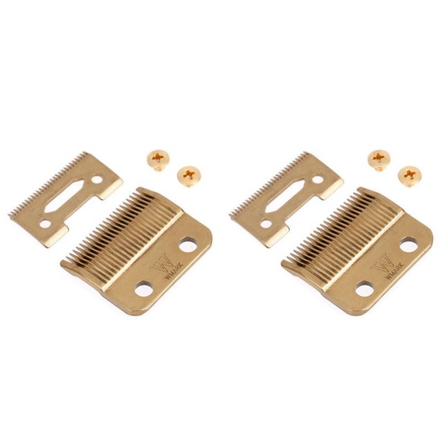 2X Reemplace El Cabezal de Corte Cuchilla de Corte Inferior de Metal para Afeitadora Eléctrica-Oro