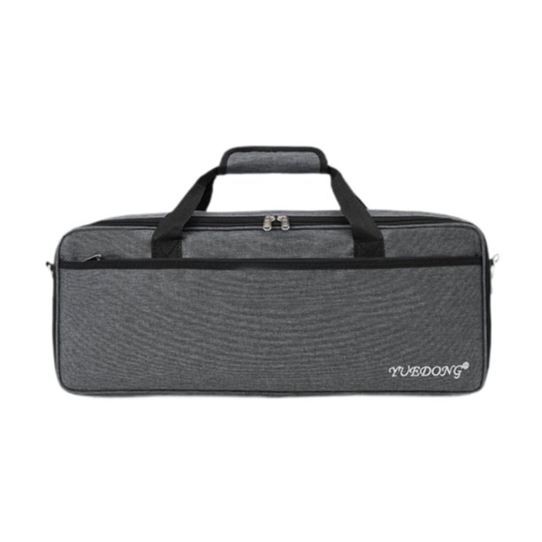 Bolsa para pedalera de efectos ligera con correa de hombro ajustable y gruesa 37x15.5x10.5cm