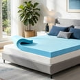 thumbnail image 2 of Mattress Topper Queen, 2 Inch Gel Infused Memory Foam Bed Topper for Queen Size, CertiPUR-US Certified, 2 of 10