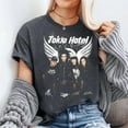 thumbnail image 3 of Tokoi Shirt, Tokoi Retro Graphic T-Shirt Tokio , Hotel Graphic, Men's And Women's Graphic Tee 100% Cotton by TBun, Full Sizes S-5XL, 3 of 5