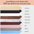 thumbnail image 4 of 24 Inch Floating Shelves Natural Wood Set of 3, Wall Mount Picture Ledge Wooden Wall Shelf for Home Decoration Nursery Book Shelves for Bedroom, Living Room, Office, Kitchen, 3 Same Dimensions, 4 of 14