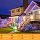 thumbnail image 4 of Guirnalda de luces solares Galavasen de 2 x 17 m, 300 LED, multicolor, impermeables, 4 of 7