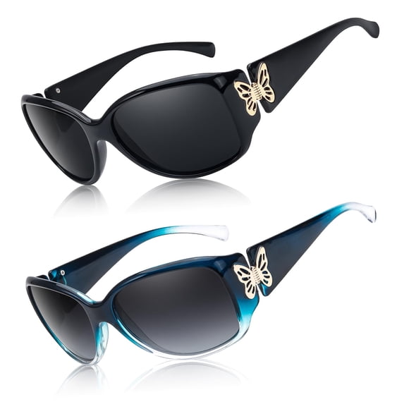 Gafas de Sol Polarizadas Myiaur con Protección UV400 para Mujer (Paquete de 2)