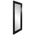 thumbnail image 6 of Tyler Dillon Glossy Black Full Length Rectangular Mirror with Stepped Wood Frame 82"H x 34"W, 6 of 6