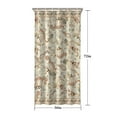 thumbnail image 5 of Fall Pumpkins and Floral Pattern Shower Curtain 36"x72" ,Bathroom Decorative Shower Curtains Set with 12 Hooks,Modern Waterproof Washable Shower Curtain, 5 of 6