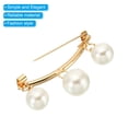thumbnail image 3 of Unique Bargains Pearl Safety Decorative Pin Brooch, 5Pcs Anti Exposure, 3 of 5