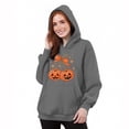 thumbnail image 5 of Craaazy Hoodies For Women Long Sleeve Hooded Sweatshirt Halloween Running Hooded Drawstring Tops With Pockets Gifts For Women, 5 of 6