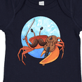 thumbnail image 4 of Inktastic Fun Fiddler Crab with Violin and Mustache Boys or Girls Baby Bodysuit, 4 of 5
