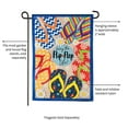 thumbnail image 3 of Evergreen Flag Flip Flop Life Garden Linen Flag 12.5 x 18 Inches Indoor Outdoor Decor, 3 of 5