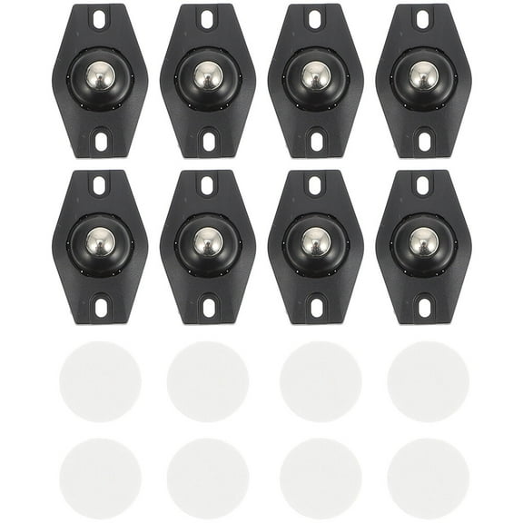 8pcs Sticky Wheel Mini Swivel Wheels 360 Degree Rotation Small Wheels for Box