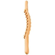 8/20 Beads Gua Sha Massage Stick Carbonized Wood Back Scrapping Meridian Therapy Wand Muscle Relaxing Body Massager Guasha