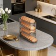 thumbnail image 3 of 4 Tier Slide Egg Holder, Refrigerator Side Door Storage Container, Rolling Egg Dispenser, Holds up to 30 Eggs, Space Saving Organizer, Plastic Egg Tray Box for Kitchen Fridge Use, 13*7*3in, Gray, 3 of 6