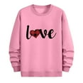 thumbnail image 5 of Generic Mens Valentines Sweatshirts Trendy Love Heart Printed Crewneck Shirts Long Sleeve Loose Crewneck Casual Tee Tops, 5 of 5