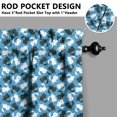 thumbnail image 5 of Kitchen Curtains 24 Inch Short - 3 Panel Set with Cute Cat Paw Pattern, Rod Pocket Window Curtain, 100% Polyester for Pet Lovers Farmhouse, Cafe, Kitchen, Bedroom, Easy Wash, 5 of 6
